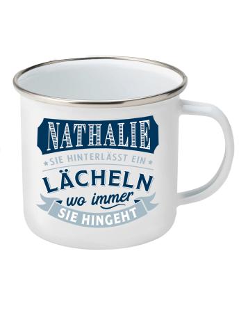 Geschenk für Nathalie, H&H Top Lady Namensbecher
